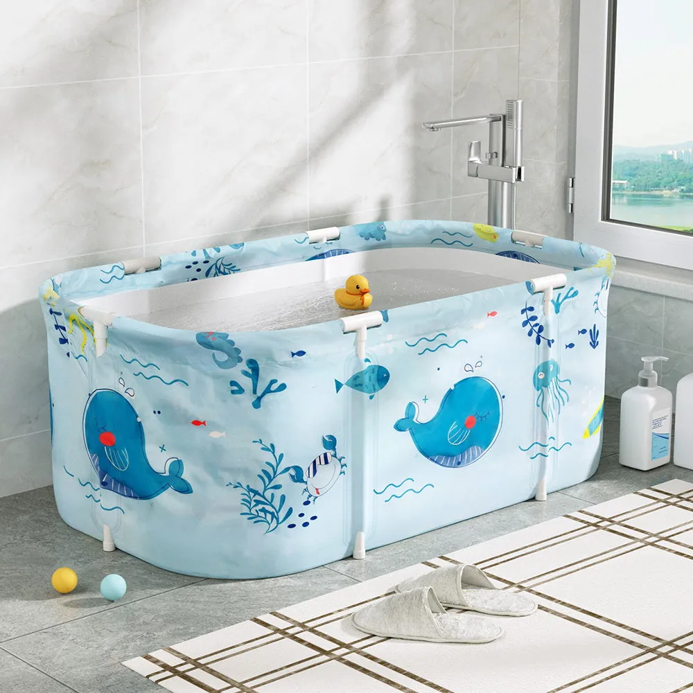 Large Foldable Bathtub with Insulation & Pillow - Weisshorn