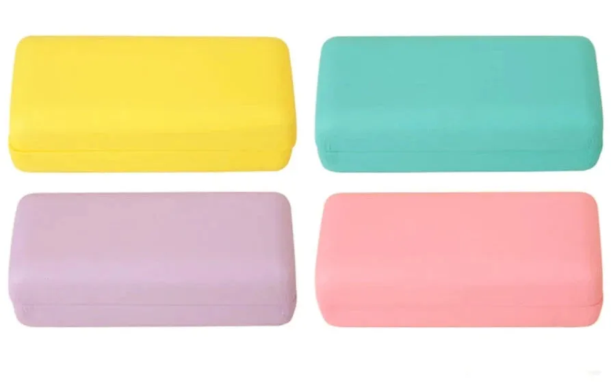 Large Pastel Color Sunglasses Hard Case In Four Colors