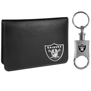 Las Vegas Raiders Weekend Bi-fold Wallet & Valet Key Chain