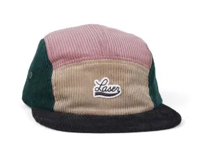 LASER Doctor Dou 5 Panel Corduroy Hat Cap - Multi Color