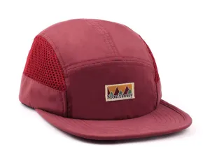 LASER Montseny Camper Tech Hat Cap - Burgundy