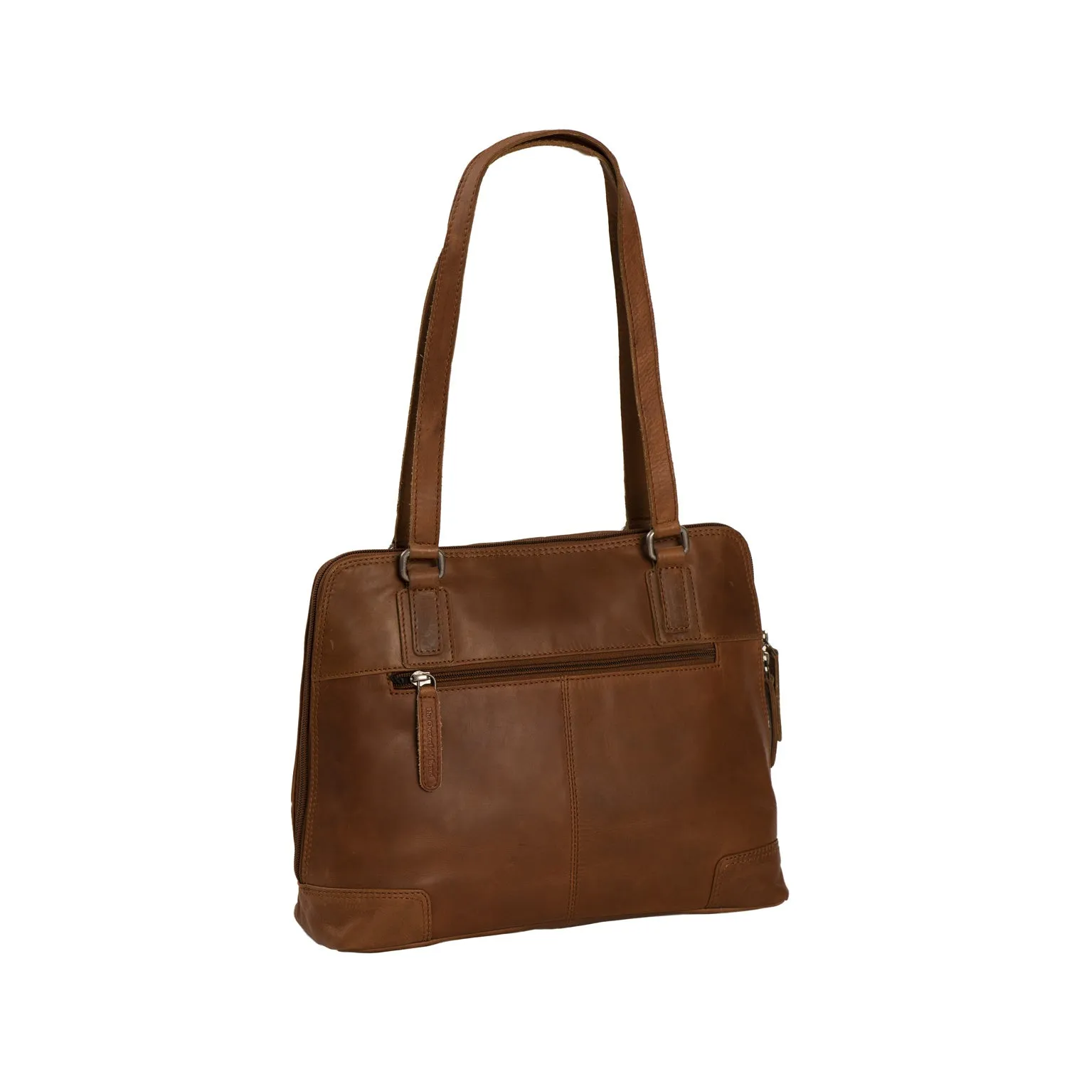 Leather Shoulder Bag Cognac Manon