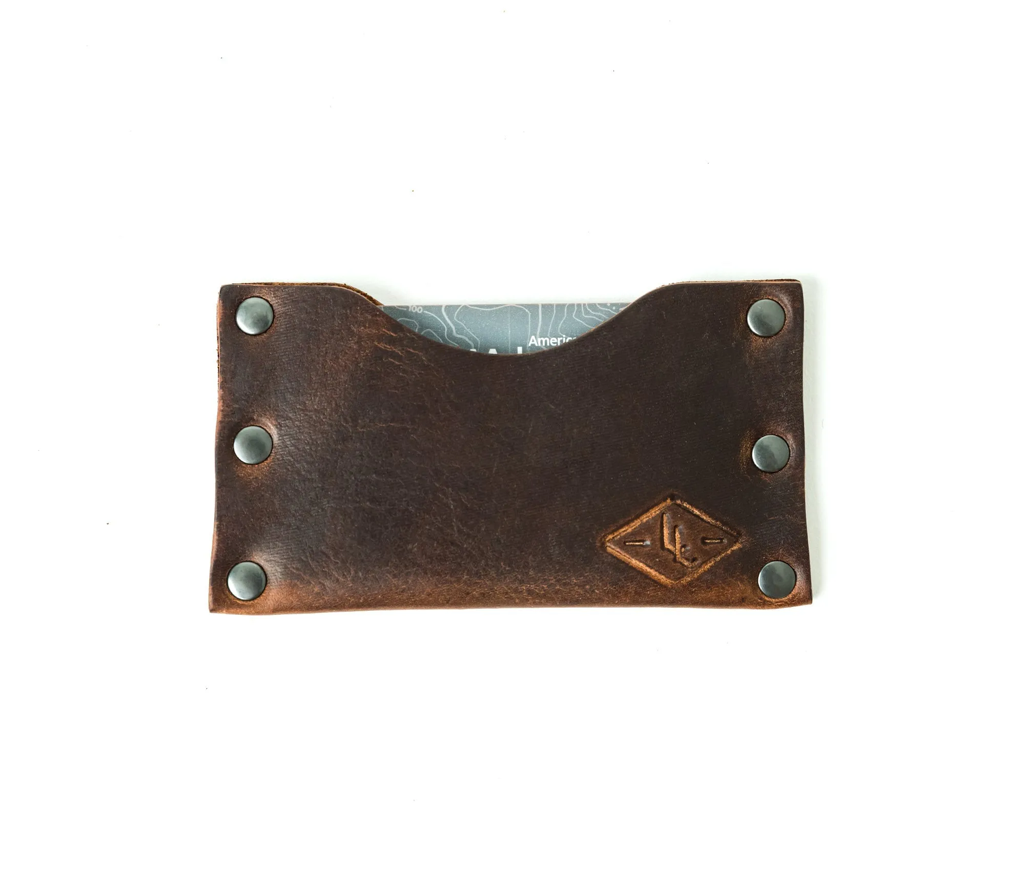 Lifetime Leather Co Men's Rivet Wallet