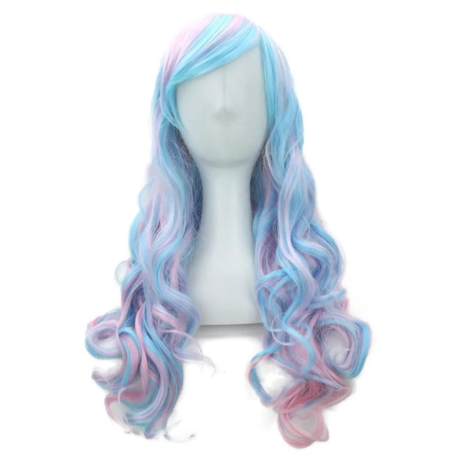 Long Cotton Candy Wig