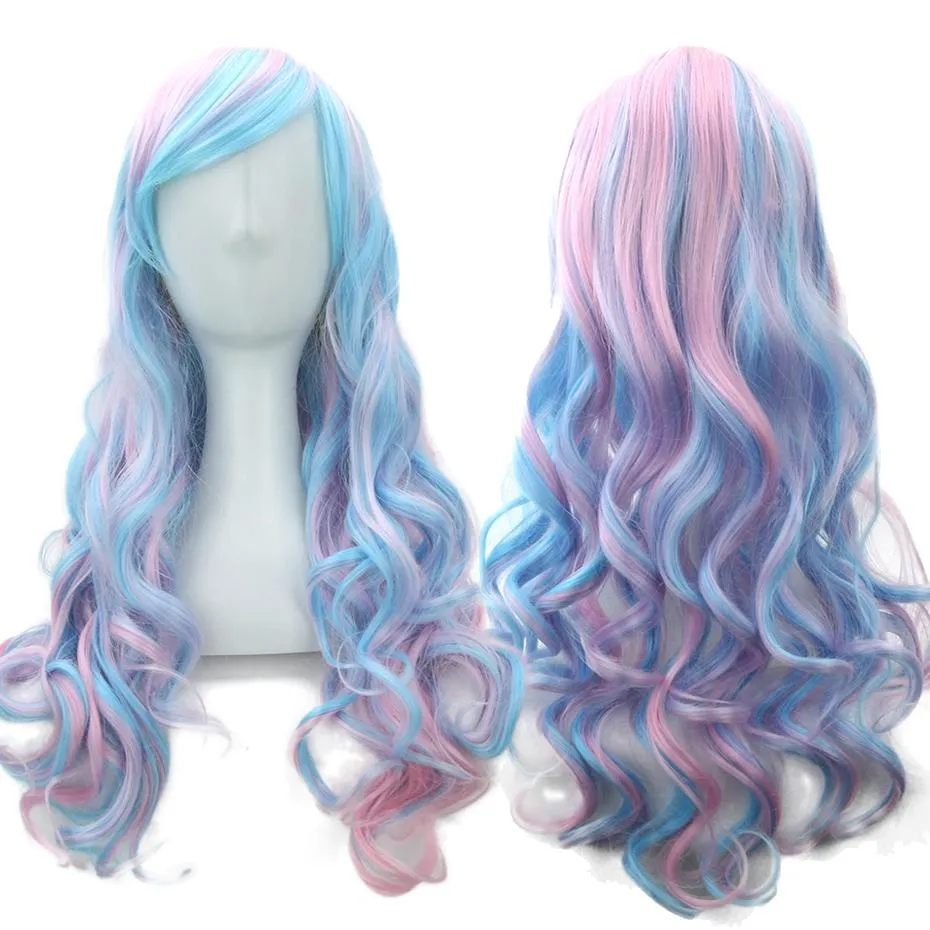 Long Cotton Candy Wig