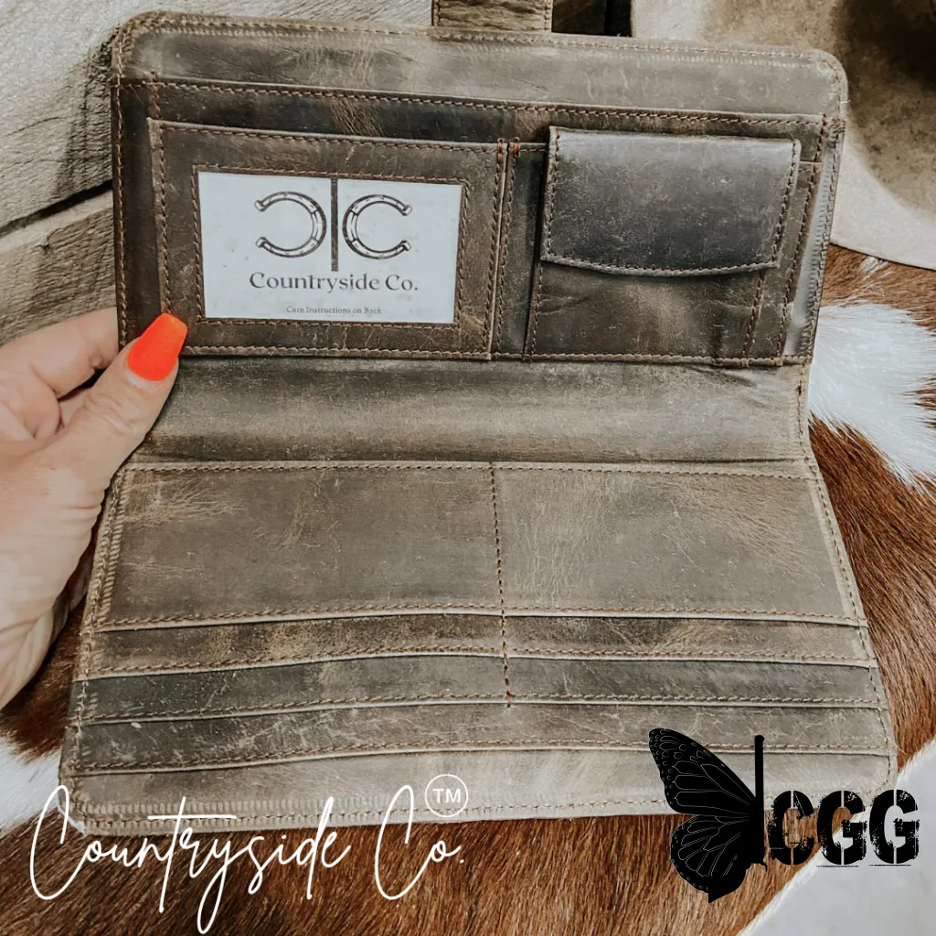 Loretta Cowhide Wallet by Countryside Co.