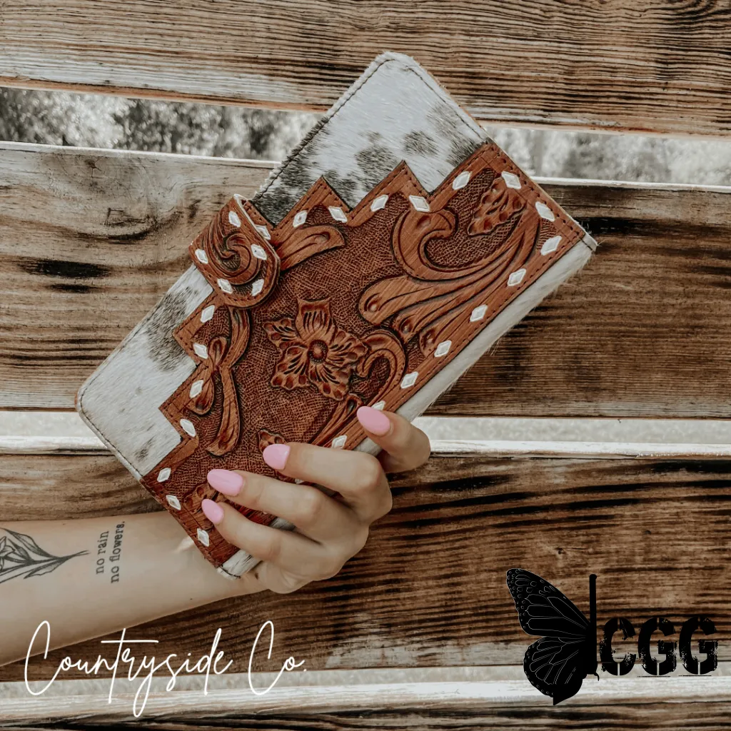 Loretta Cowhide Wallet by Countryside Co.