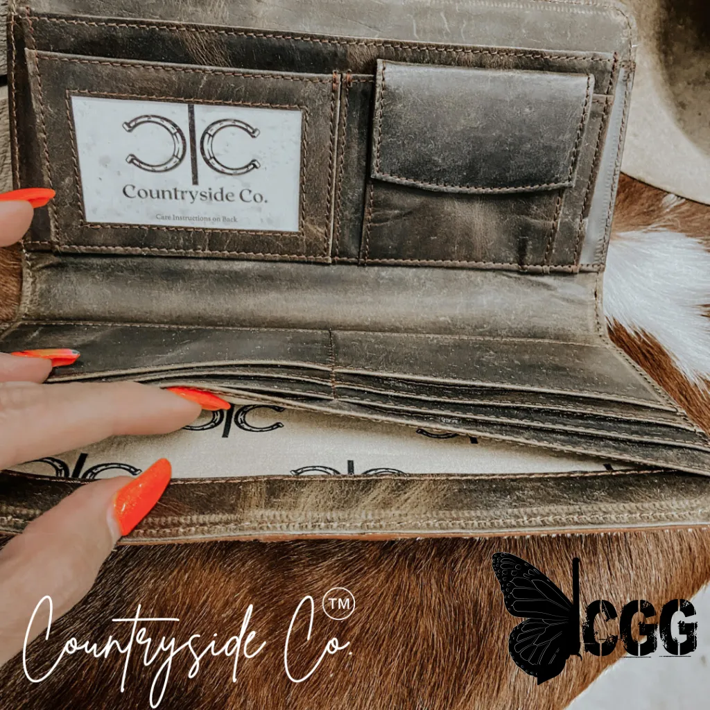 Loretta Cowhide Wallet by Countryside Co.