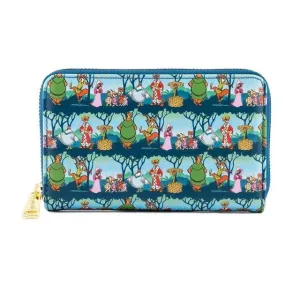 Loungefly Disney Robin Hood Sherwood Aop Zip Around Wallet