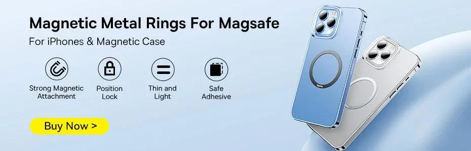 Lucent Magnetic Clear Hard Case for iPhone - Slim, Durable & MagSafe Compatible