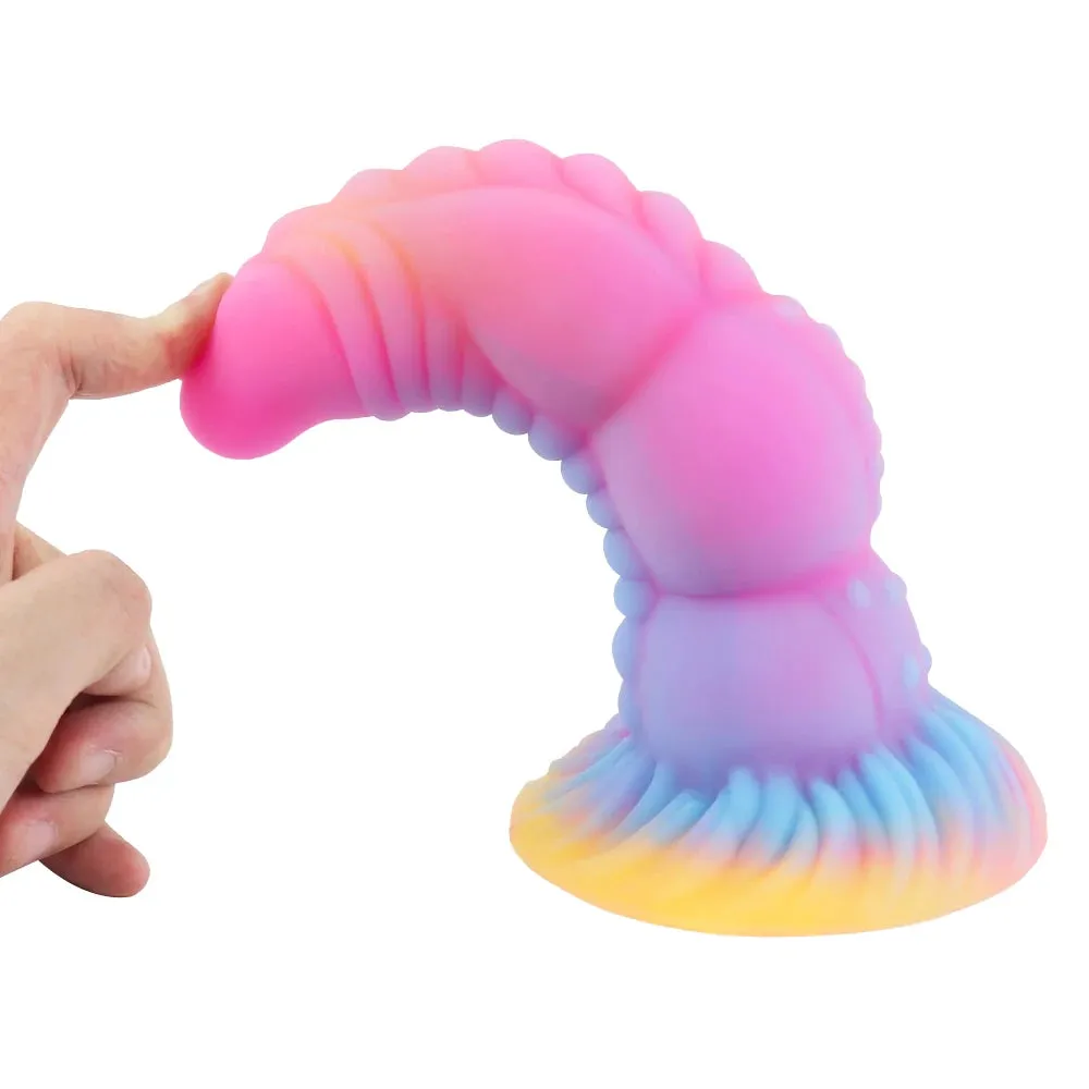 Luminous Dragon Dildo Anal Plug - Realistic Monster Dildos Vagina Prostate Massager