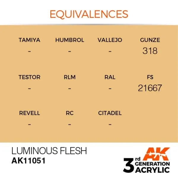 Luminous Flesh 17ml - AK Acrylic