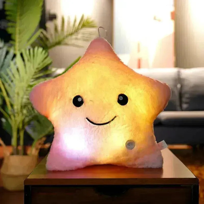 Luminous Glowing Star Pillow