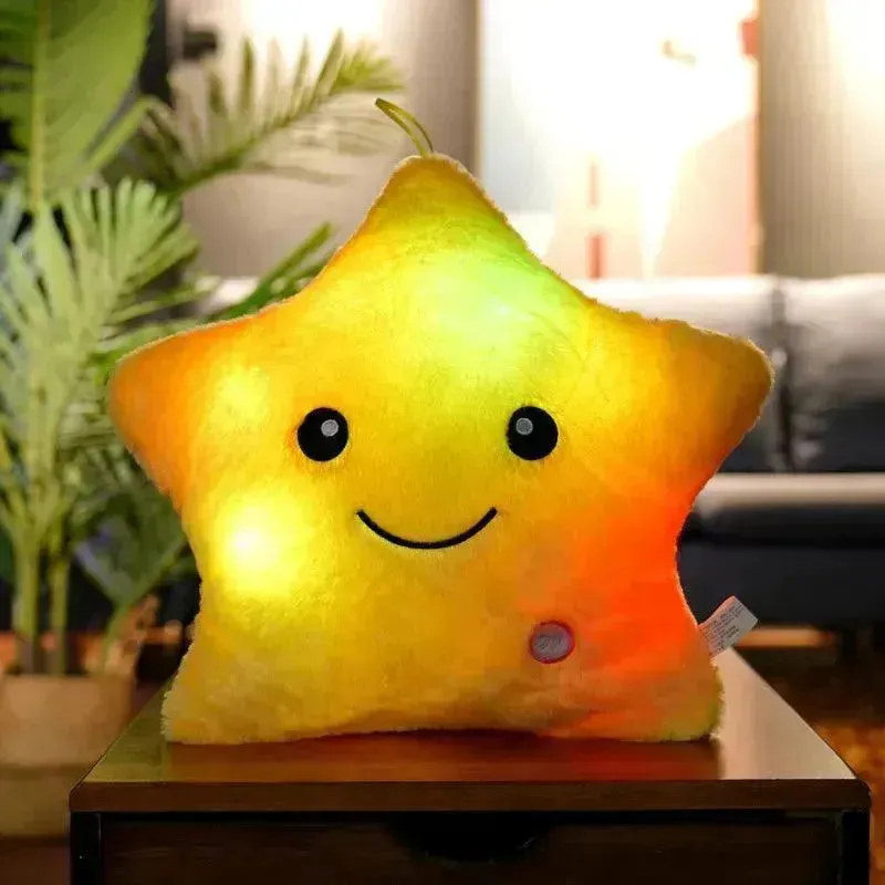 Luminous Glowing Star Pillow