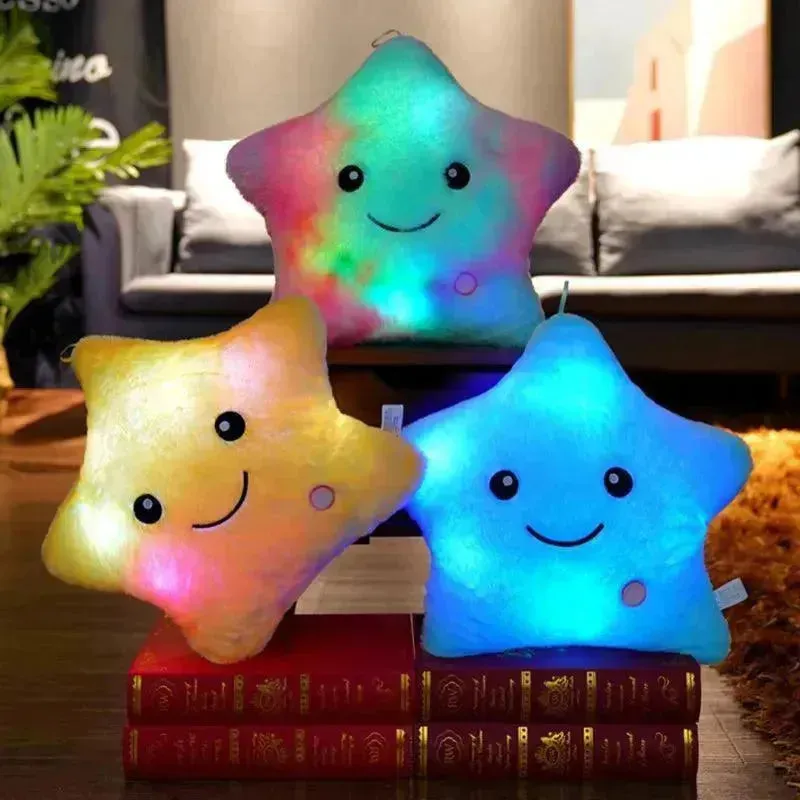 Luminous Glowing Star Pillow