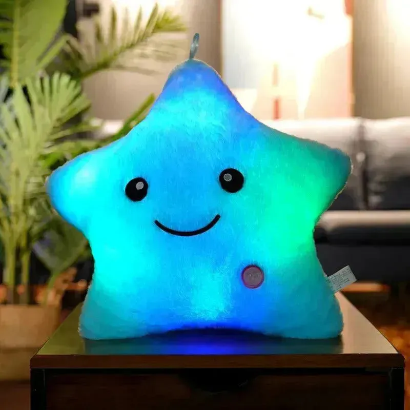 Luminous Glowing Star Pillow