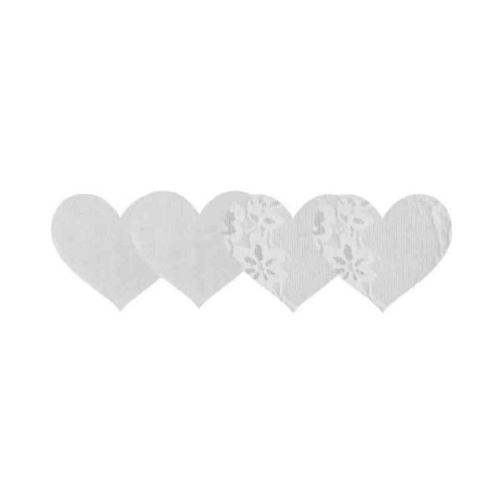 Luminous Hearts Pasties White 2 Pack