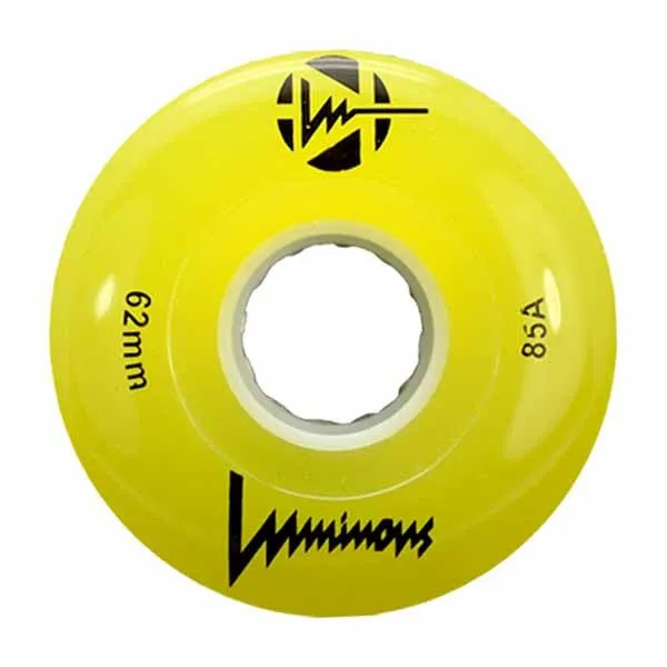 Luminous LED 62mm Quad Wheels