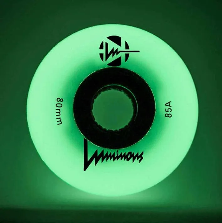 Luminous Light Up Glow LED Inline Wheels 72mm 85A - 4 Pack