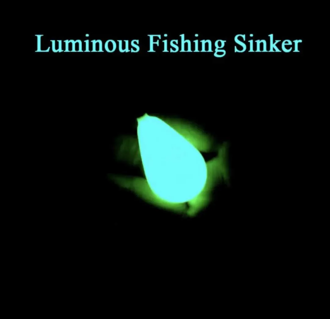 Luminous Pear Drop Fishing Sinker 60g