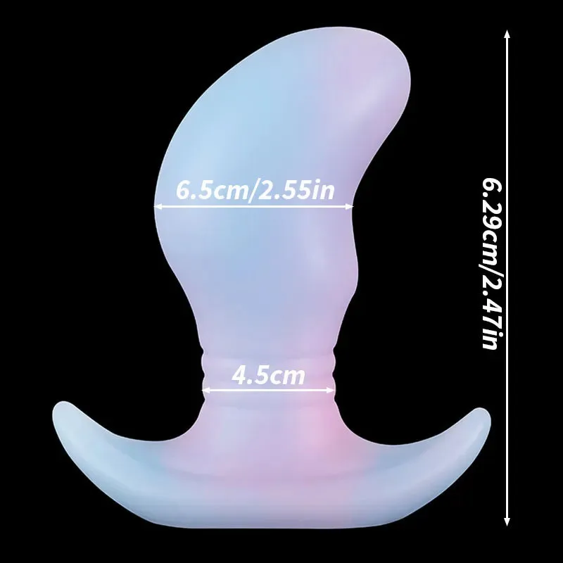 Luminous Skin Feeling Colorful Anal Plug