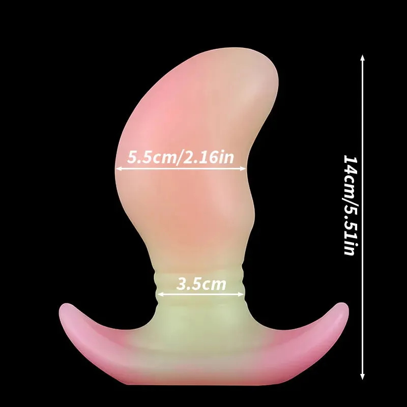 Luminous Skin Feeling Colorful Anal Plug