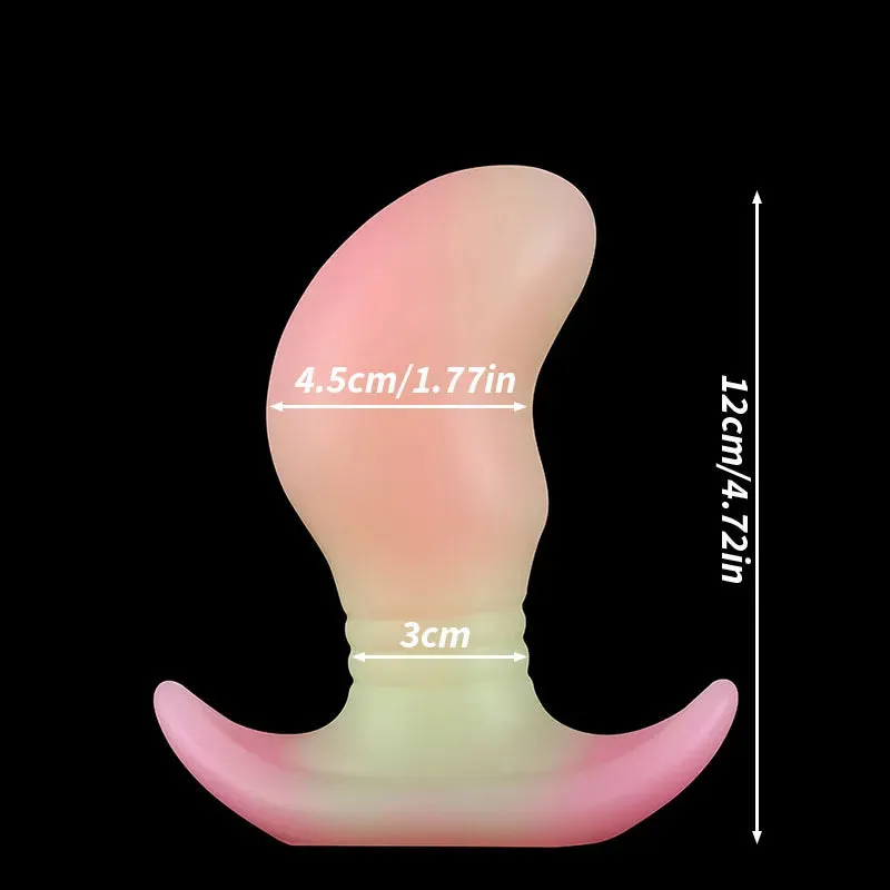 Luminous Skin Feeling Colorful Anal Plug