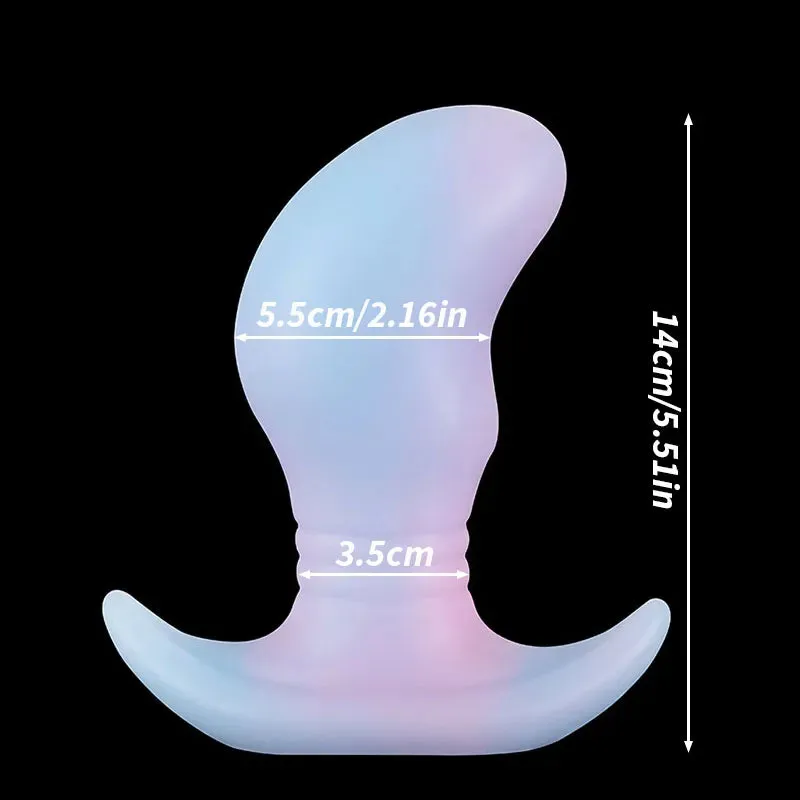 Luminous Skin Feeling Colorful Anal Plug