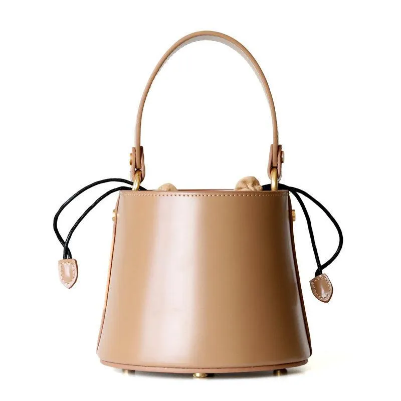 Luxury Leather Mini Bucket Bag