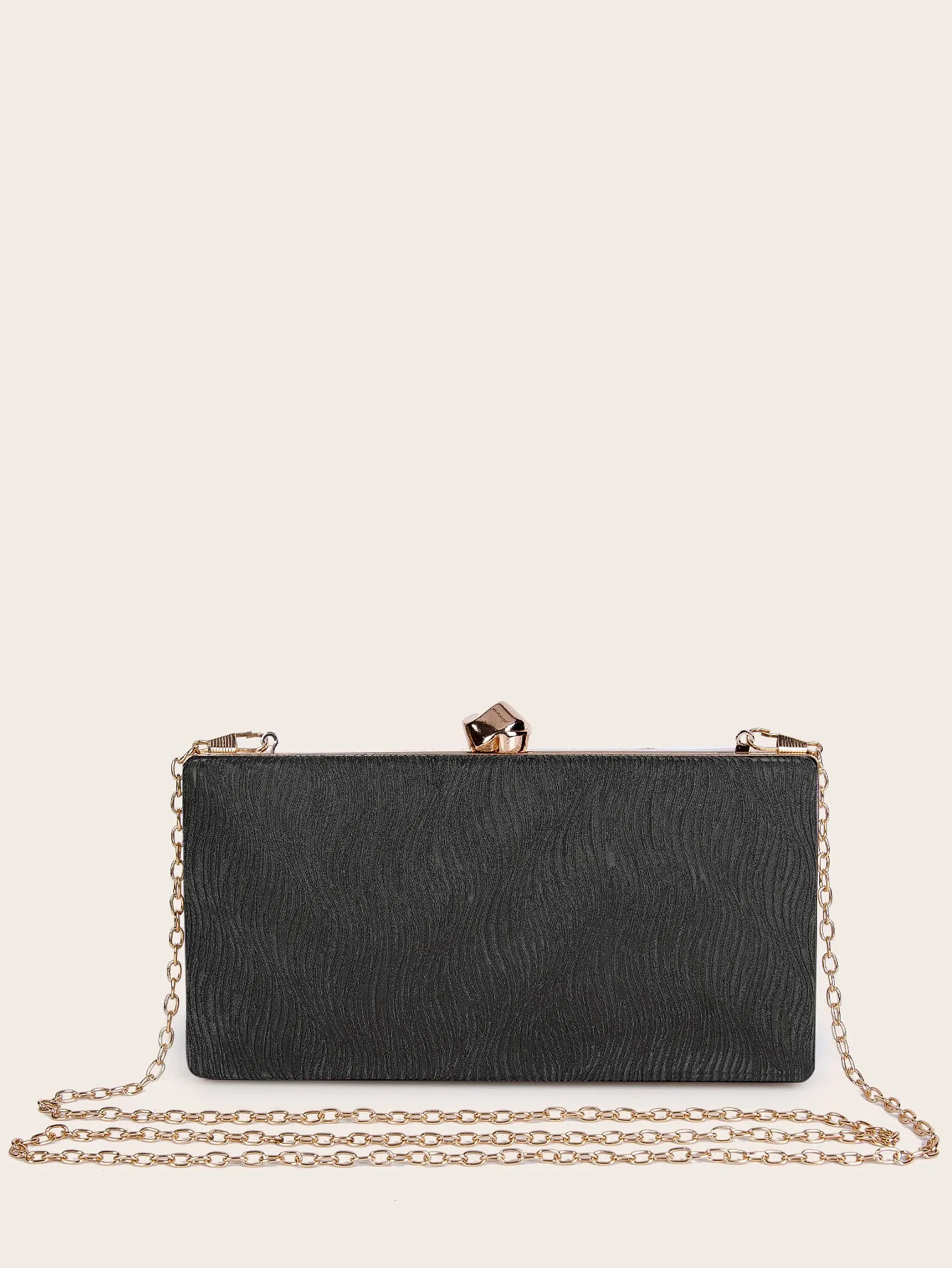 Minimalist Chain Clip Top Box Bag