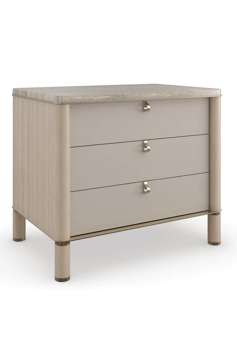 Modern 3-Drawer Nightstand | Caracole Balance