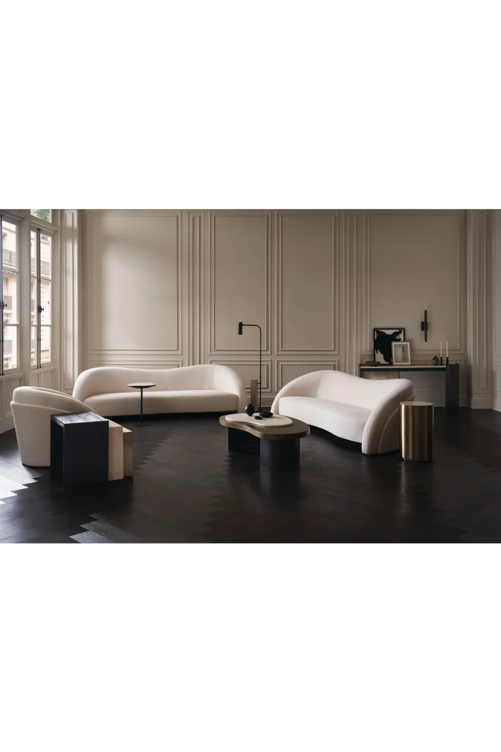 Modern Minimalist Nesting Tables (3) | Caracole Contrast