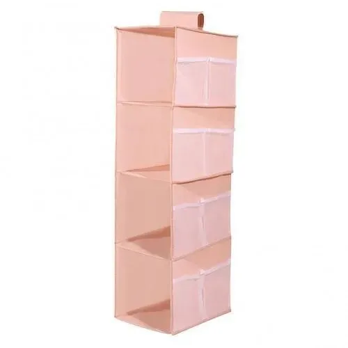 Multi-Layer Hanging Storage Bag Wardrobe Clothes Organizer . Garment organizer