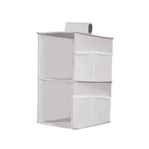 Multi-Layer Hanging Storage Bag Wardrobe Clothes Organizer . Garment organizer