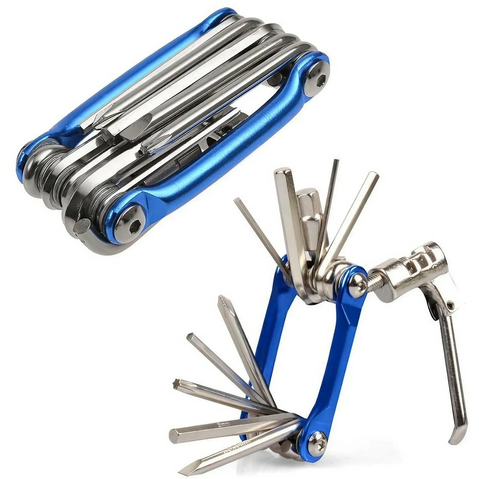 Multifunction 11 In1 Bicycle Repairing Set Bike Bike Repair Tool Kit Wrench Screwdriver Chain Hex Spoke Mountain Cycling Tools