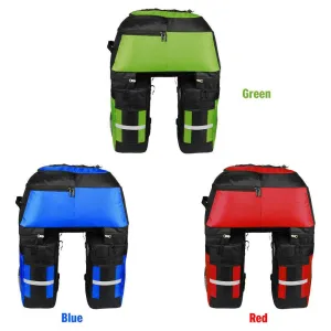 Multifunction 70L Bike Trunk Bag Bicycle Luggage Carrier Bag Cycling Bicycle Rack Rear Seat Bag Pannier