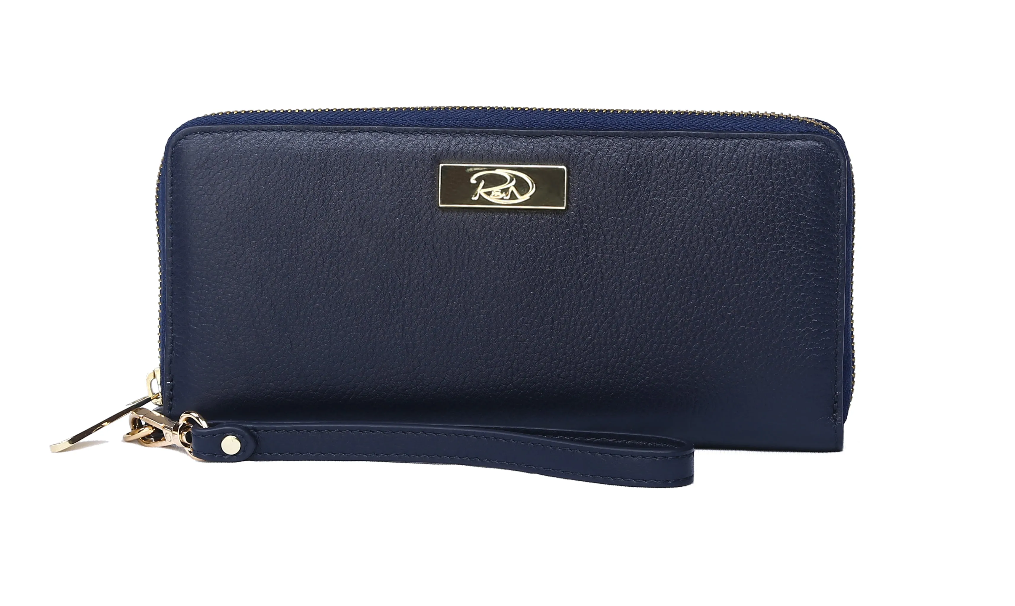 Navy Blue Genuine Leather Soft and Slim Wallet/Purse by ENAAF