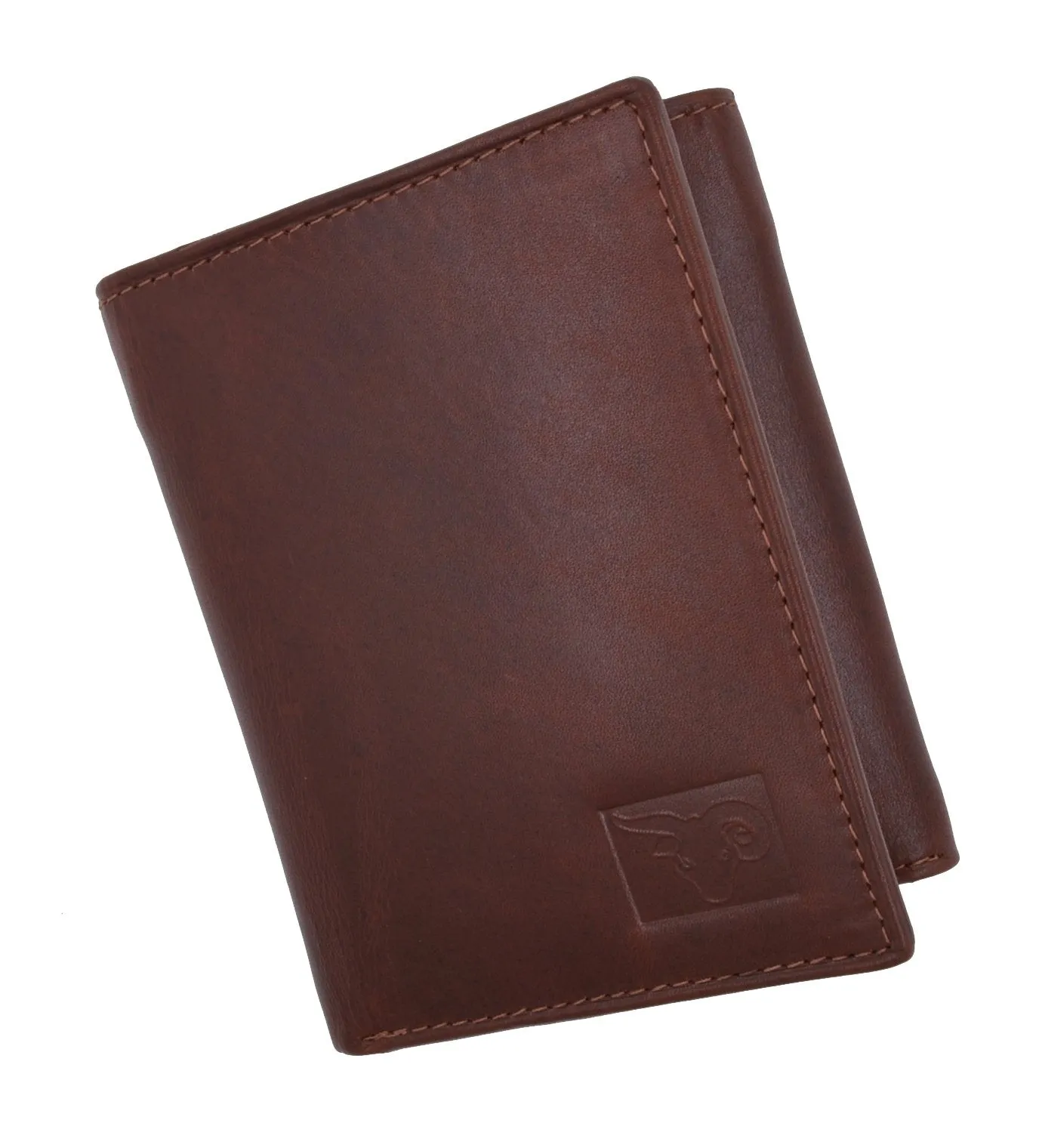 New Cavelio Mens Genuine Leather ID Card Bill Holder Trifold Wallet 731107