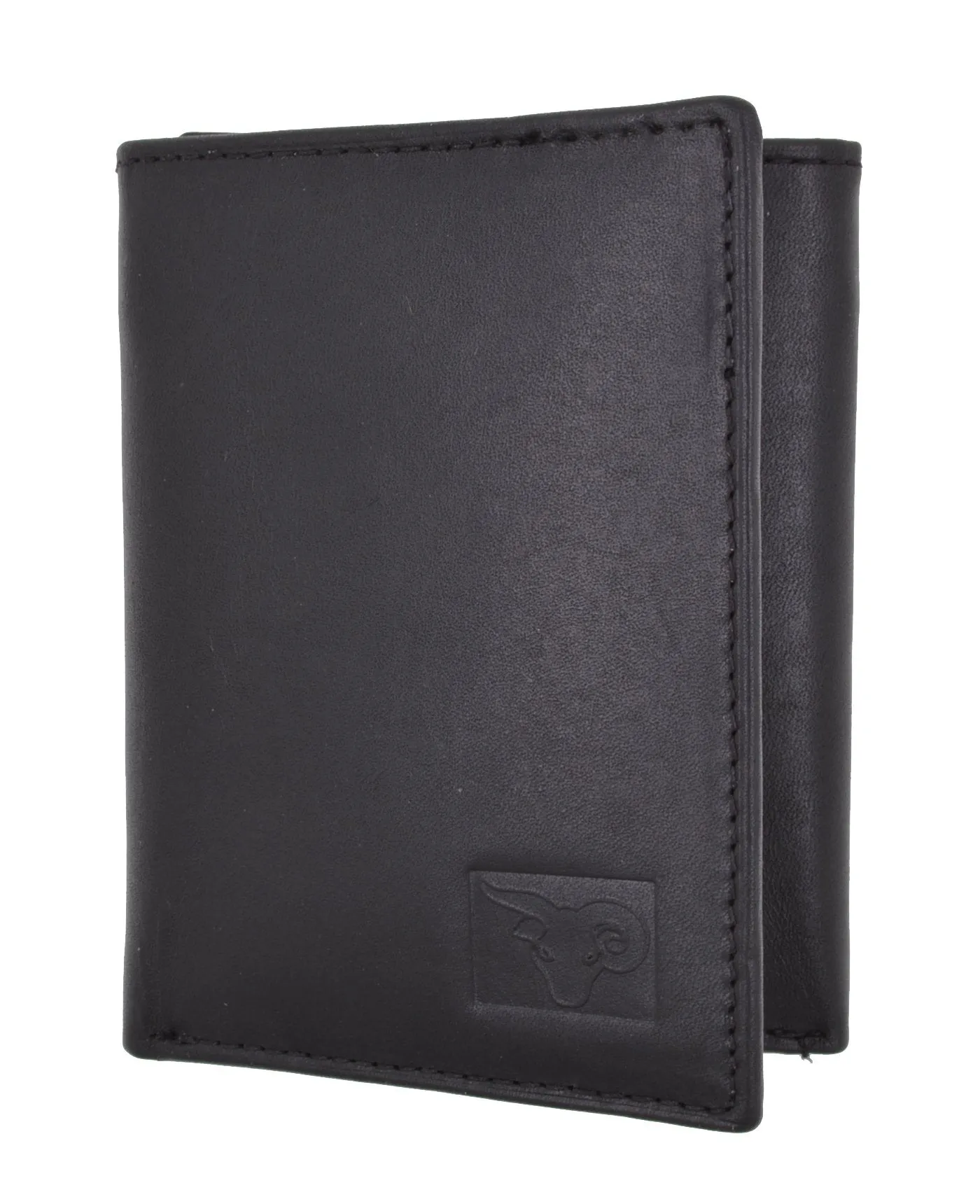 New Cavelio Mens Genuine Leather ID Card Bill Holder Trifold Wallet 731107