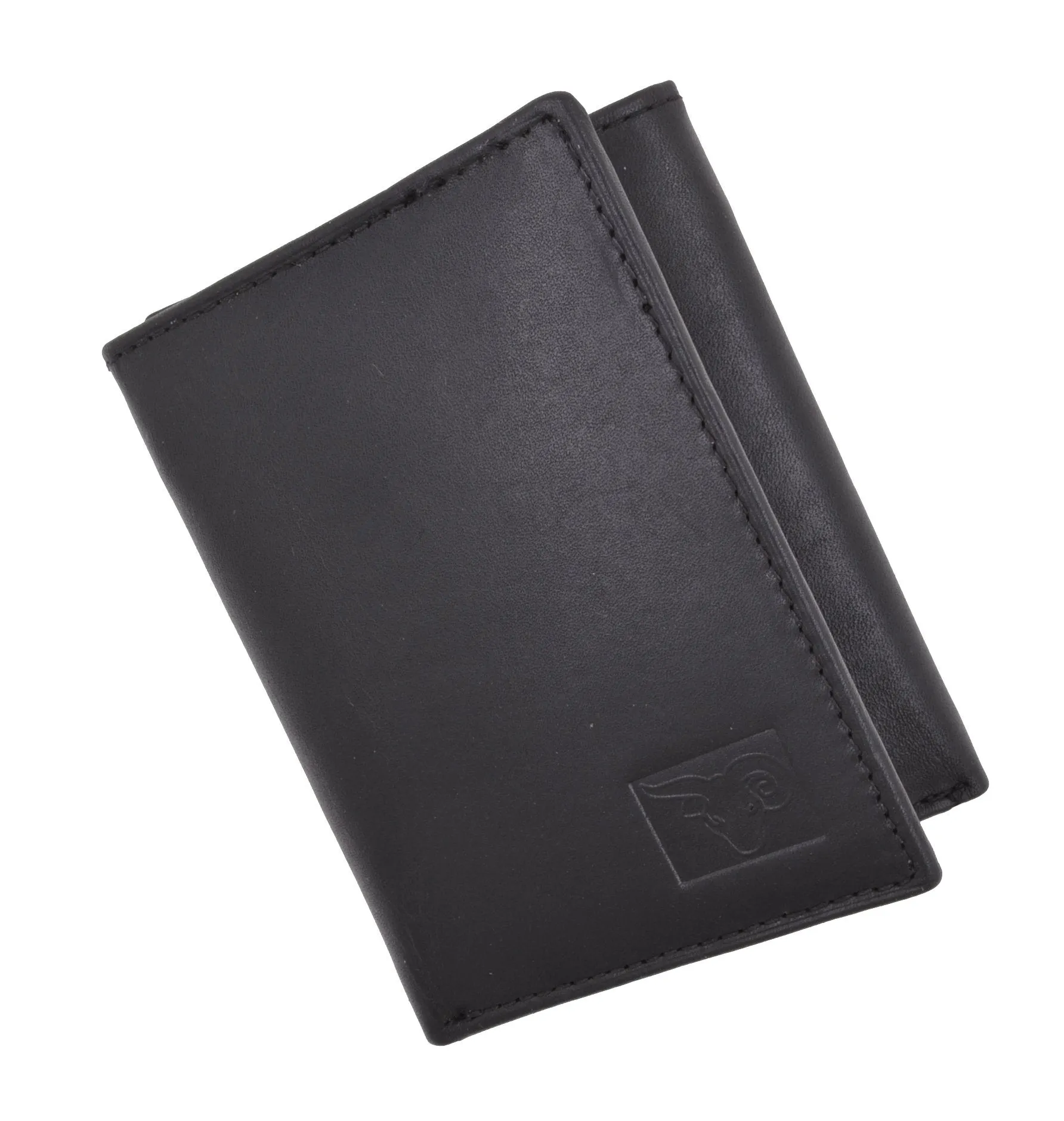 New Cavelio Mens Genuine Leather ID Card Bill Holder Trifold Wallet 731107