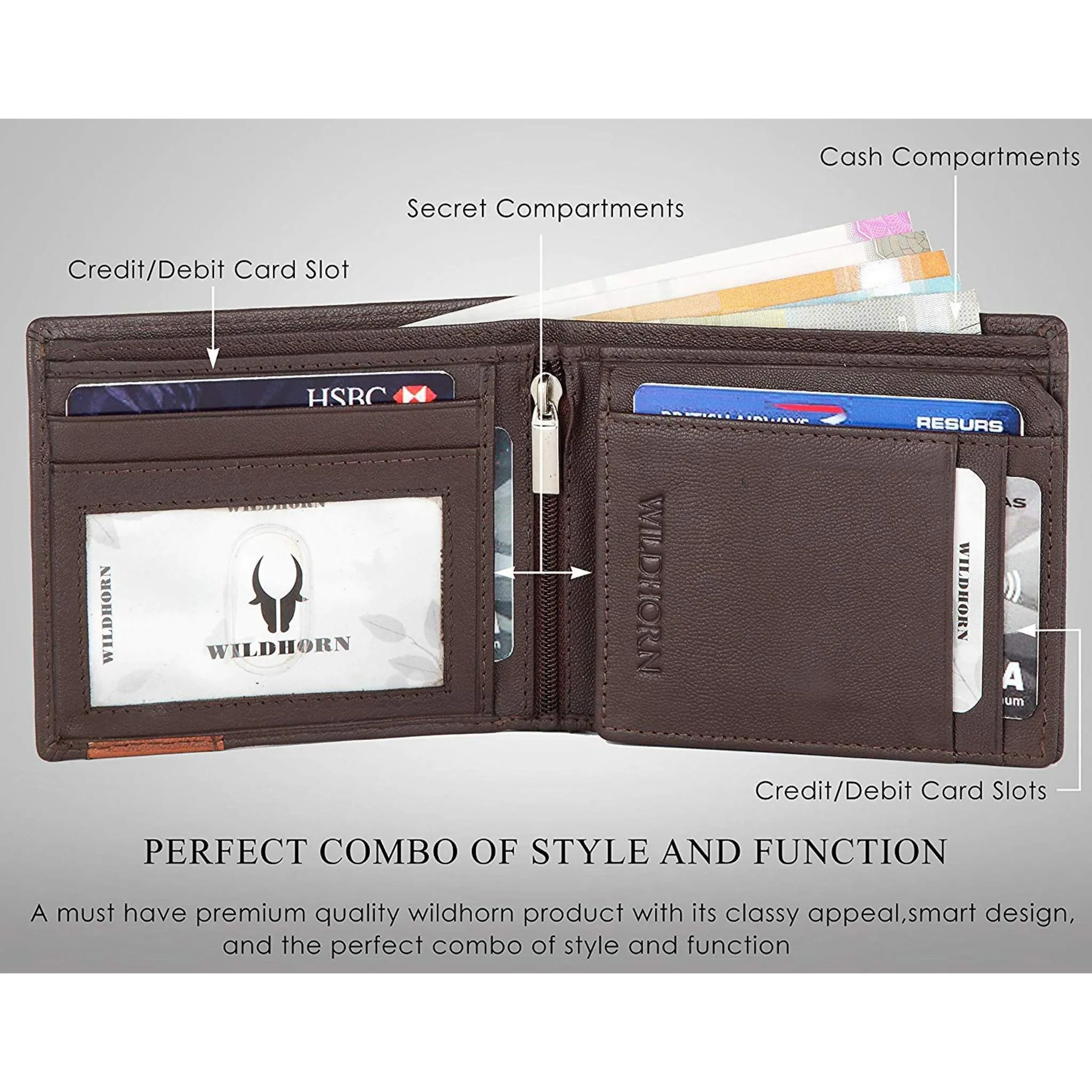 NICHOLAS Protected Leather Wallet for Men