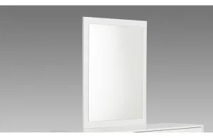 Nicla Italian Modern White Mirror