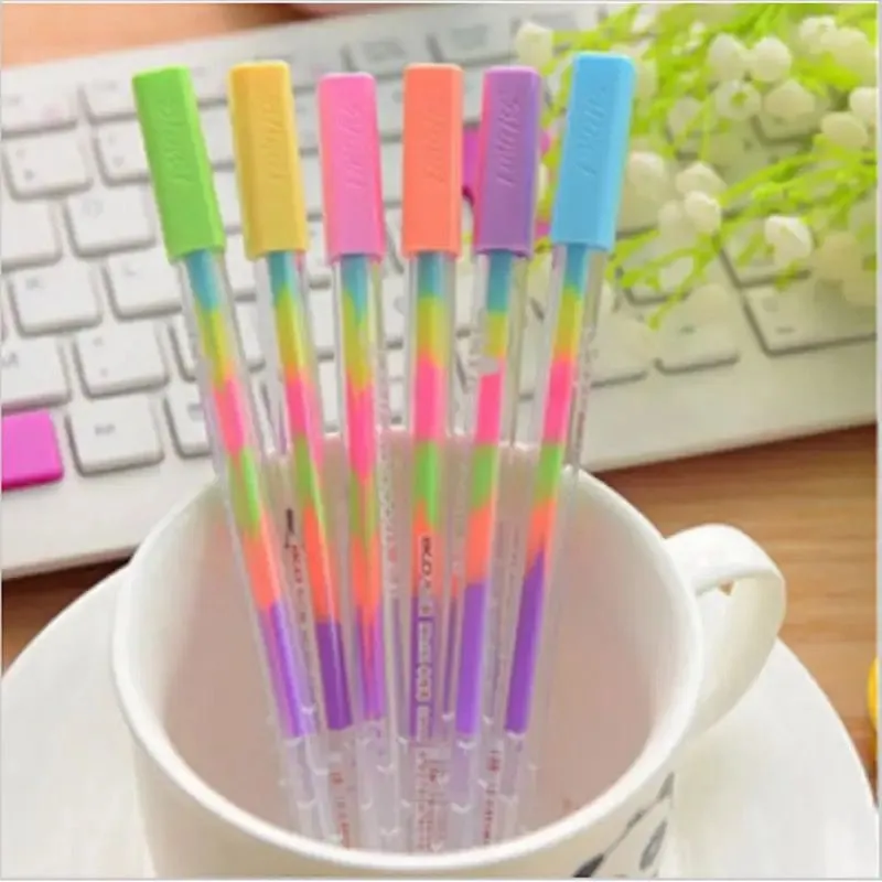 NIYO 7 Pc Gel Pens Set Color Pastel, Neon Pens Set