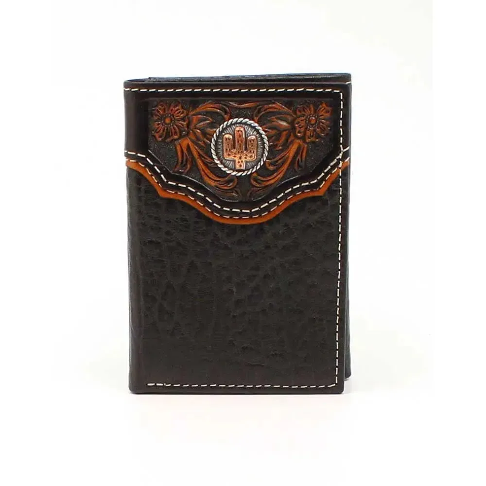 Nocona Vaquero Black - Men's Tri-Fold Wallet