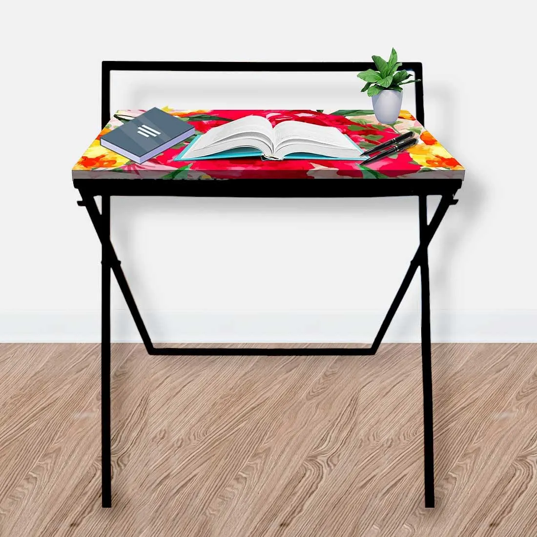 Nutcase Foldable Work Desk Study Writing Table for Home-Bright Floral