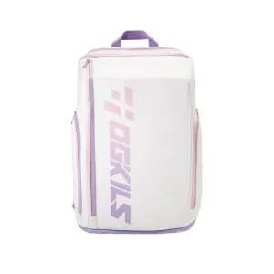 OGKILS "Eye-Catching" Badminton Backpack (3pcs) White/Pink