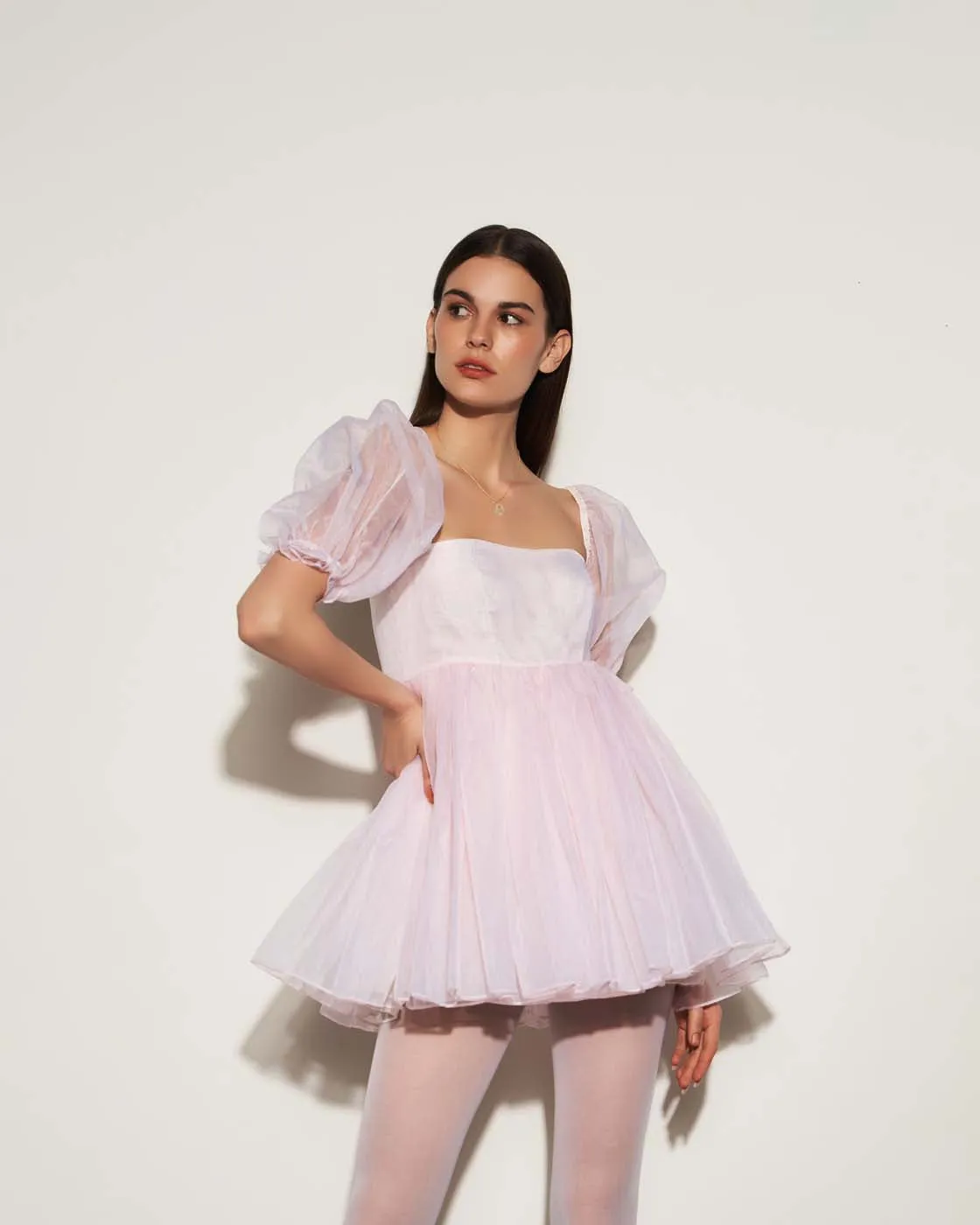 ORGANZA BALLERINA DRESS COTTON CANDY