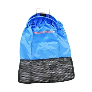 Palantic Blue Lobster Fish Catch Gear Nylon Game Bag Net with SS Handle