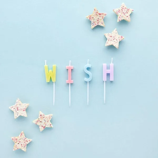 Pastel Birthday Wish Candles