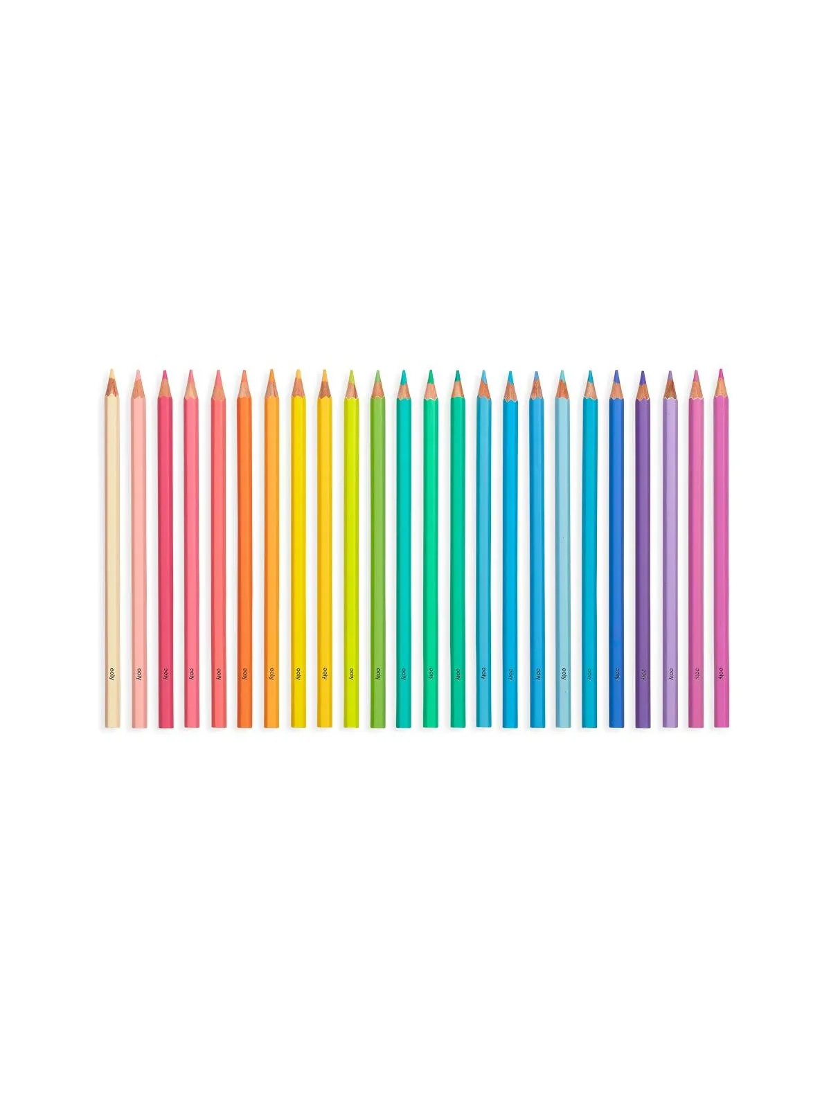 Pastel Hues Colored Pencils - Set of 24